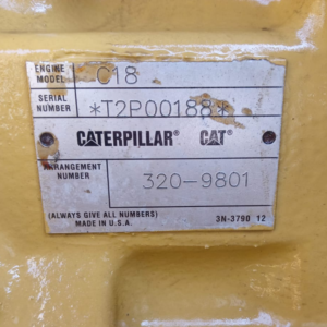 Caterpillar C18 Engine with Gearbox