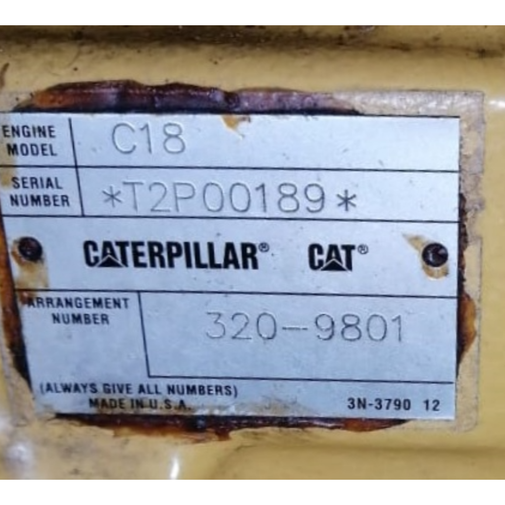 Caterpillar C18 Engine (9) Caterpillar C18 Engine with Gearbox