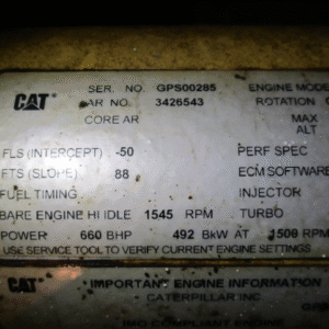 CAT C18 GENESET