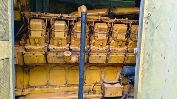 Used Caterpillar 3512C industrial genset