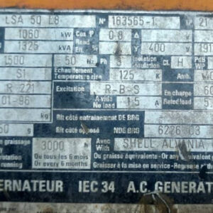 Used Caterpillar 3512C industrial genset