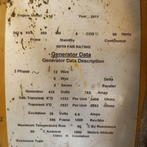 CAT C18 GENESET
