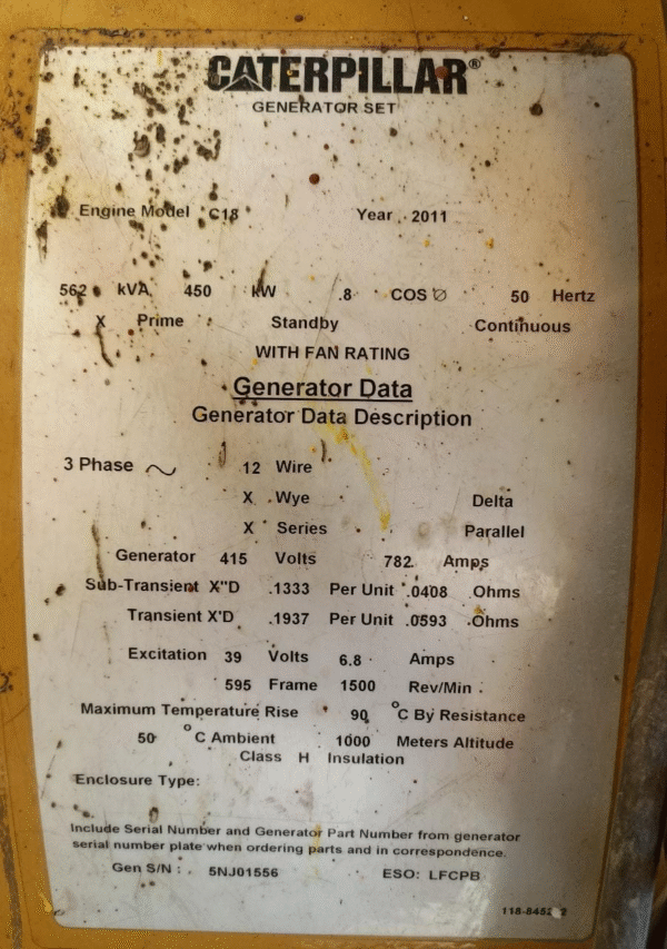 CAT C18 GENESET