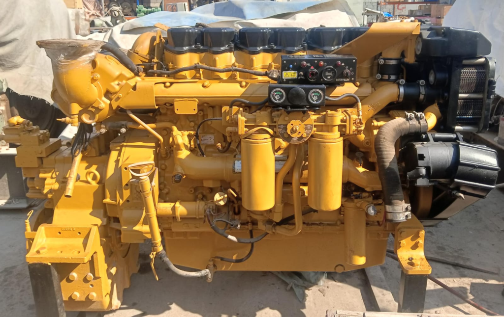 Used Caterpillar C18 Marine Engine with Gearbox