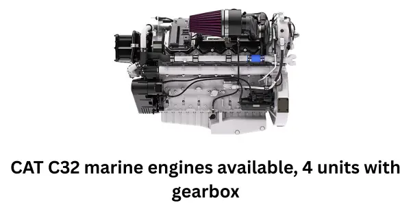 Caterpillar C32 Marine Propulsion Engine