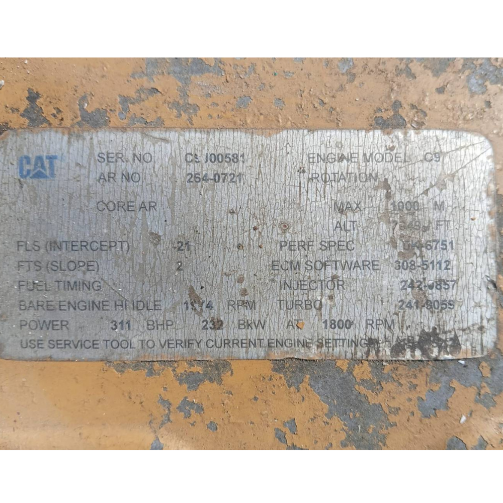 Caterpillar C9 Diesel Generator Set (2) Caterpillar C9 Diesel Generator Set