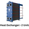 Industrial plate heat exchanger for cooling system