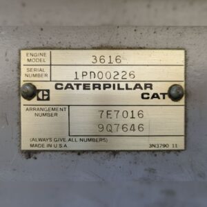 Caterpillar 3616 Engine