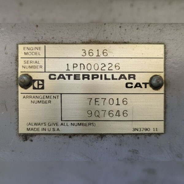 Caterpillar 3616 Engine – High Power Industrial Engine