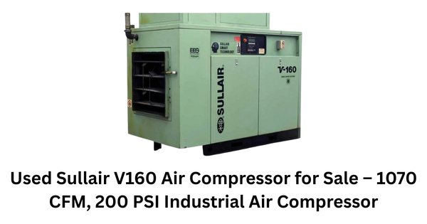 Sullair V-160 Rotary Screw Air Compressor for Sale