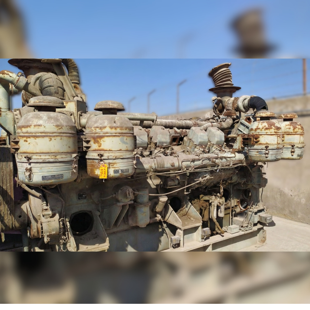 Used Mitsubishi S16N-PTA Diesel Engine only abhimarine engine