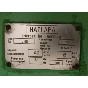 HATLAPA L80 II Air Compressor