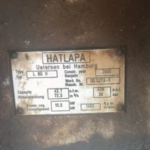 HATLAPA L80 II Air Compressor