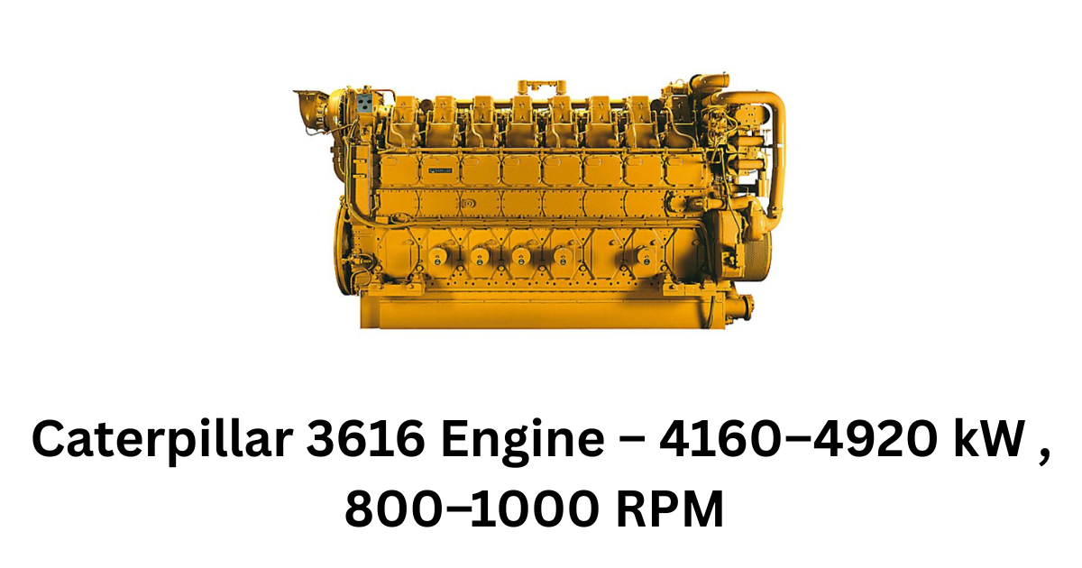 used CAT 3616 engine