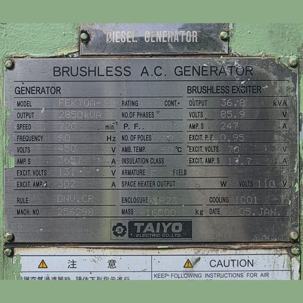 anmar 8N280L-Z generator sets photos (2)