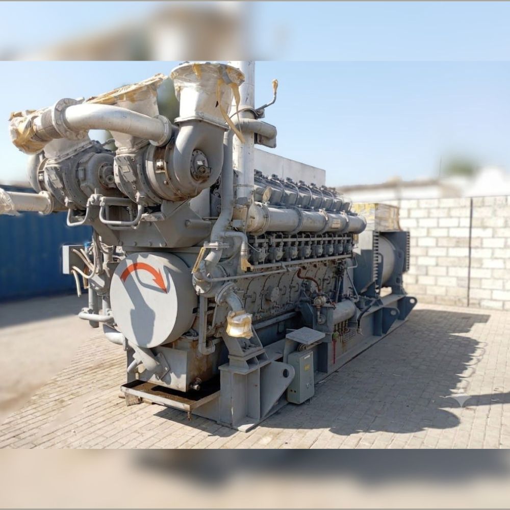 Used Mirrlees Blackstone MB 190-16 Diesel Generator Set 2,500 kVA 3