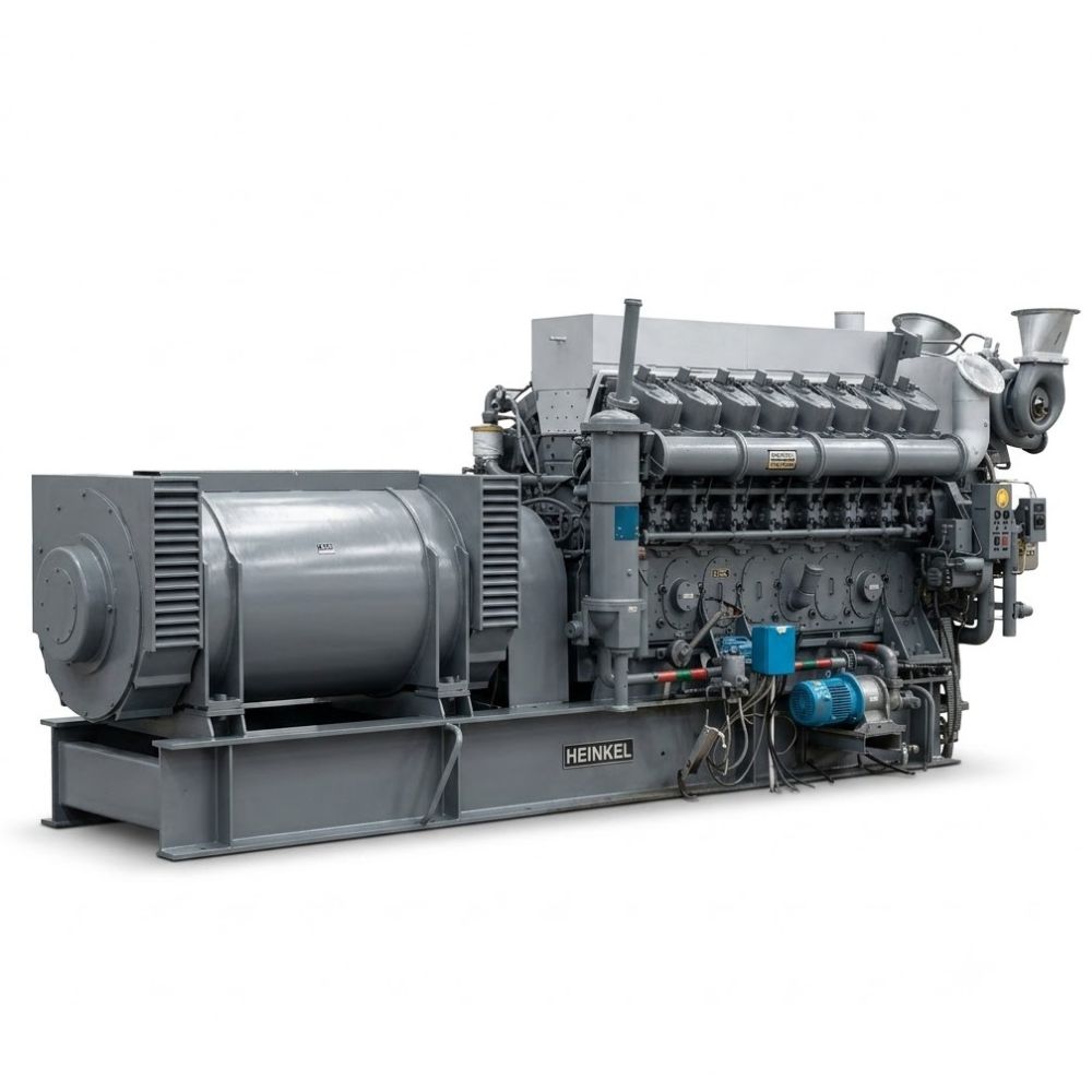 Used Mirrlees Blackstone MB 190-16 Diesel Generator Set 2,500 kVA