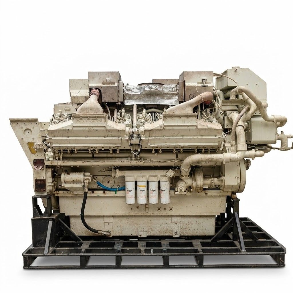 Cummins QSK60 - DM Marine Engine low running hours for sale by abhi marine