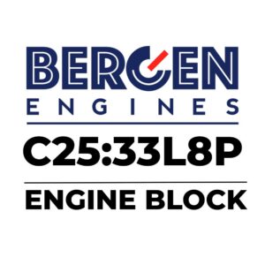 Bergen C25:33L8P Engine Block – New / Unused