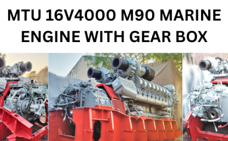 MTU 16V4000 M90 MARINE ENGINE WITH GEAR BOX